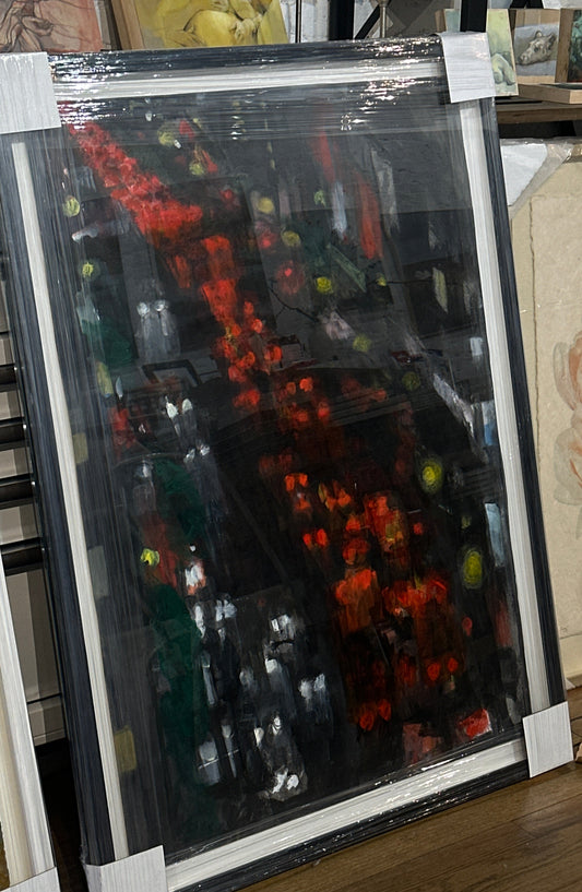 Third Avenue at Night by Regina Silvers