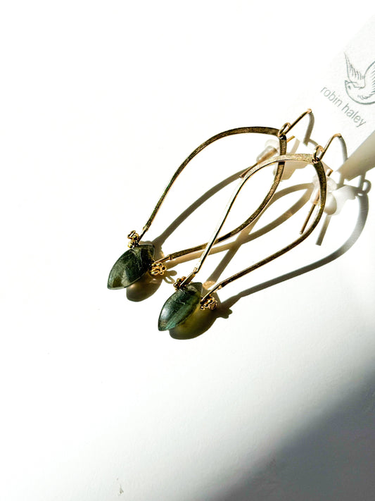 ROBIN HALEY | 14K Gold Filled Labradorite Small Earring