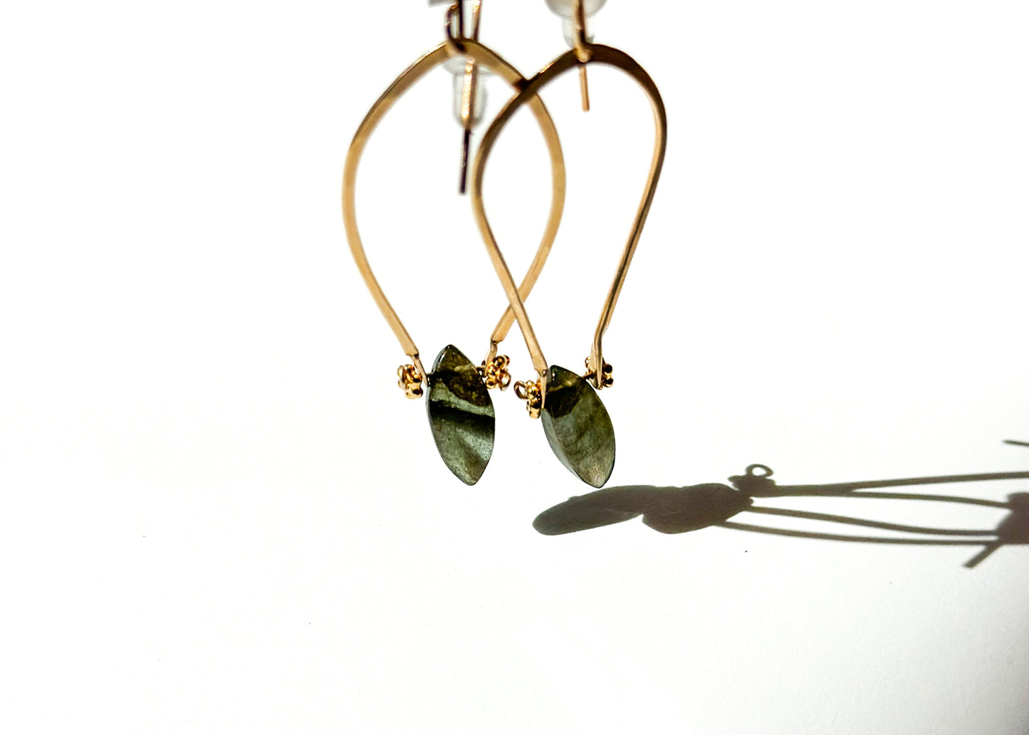 ROBIN HALEY | 14K Gold Filled Labradorite Small Earring