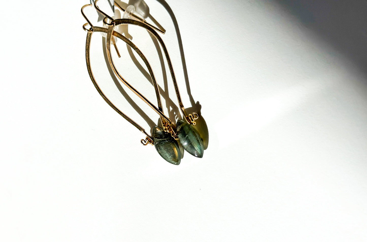 ROBIN HALEY | 14K Gold Filled Labradorite Small Earring