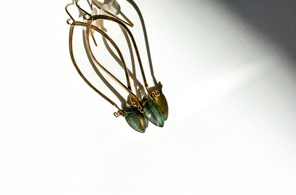 ROBIN HALEY | 14K Gold Filled Labradorite Small Earring