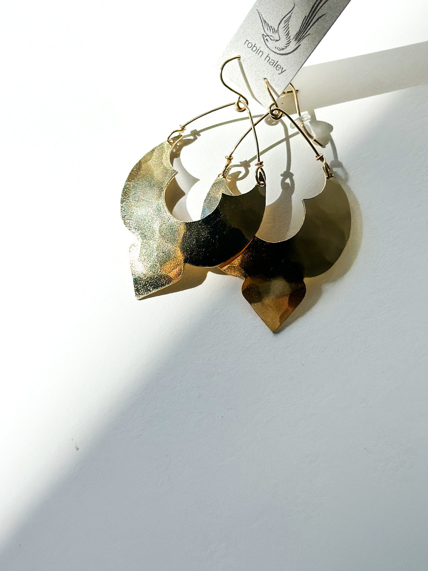 ROBIN HALEY | 14K Gold Plated Gold Classic Moroccan Earrings