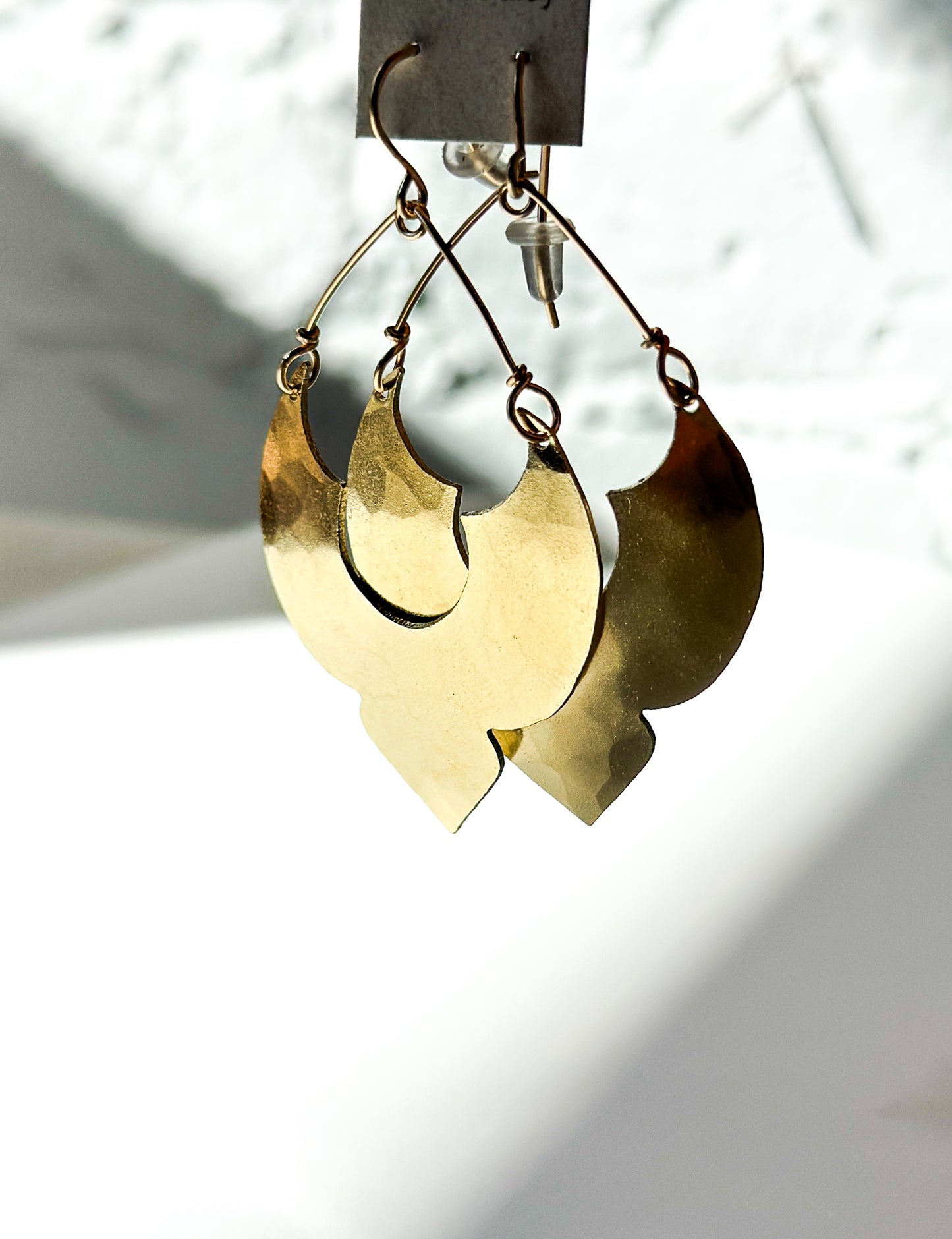 ROBIN HALEY | 14K Gold Plated Gold Classic Moroccan Earrings