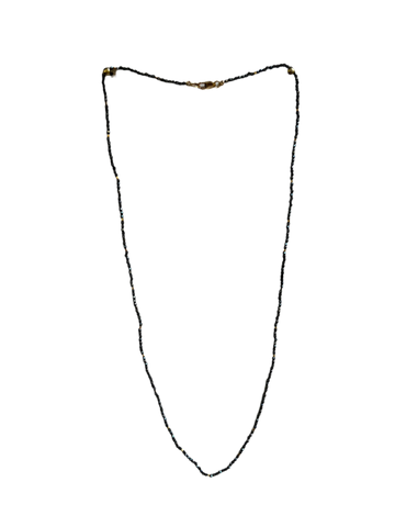 Debbie Fisher | Tiny spinel and gold vermeil beads necklace