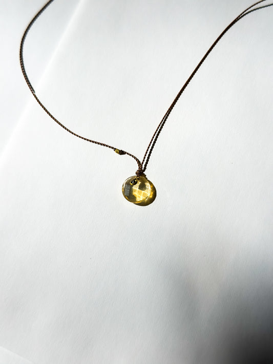 MARGARET SOLOW | Fire Opal and Diamond pendant Necklace