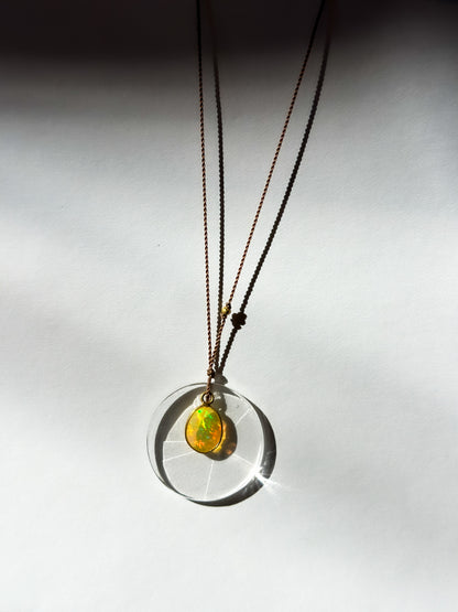 MARGARET SOLOW | Quartz and Opal Necklace