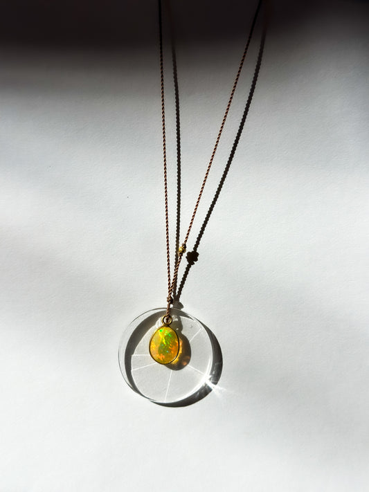 MARGARET SOLOW | Quartz and Opal Necklace