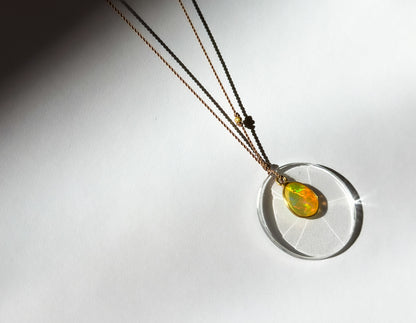 MARGARET SOLOW | Quartz and Opal Necklace