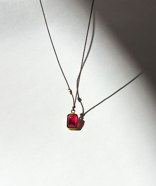 MARGARET SOLOW | Ruby Necklace
