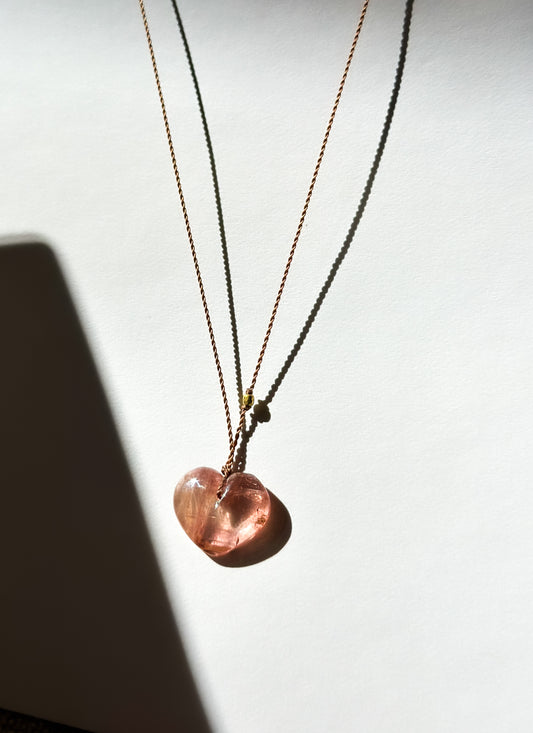 MARGARET SOLOW | Carved Heart Necklace