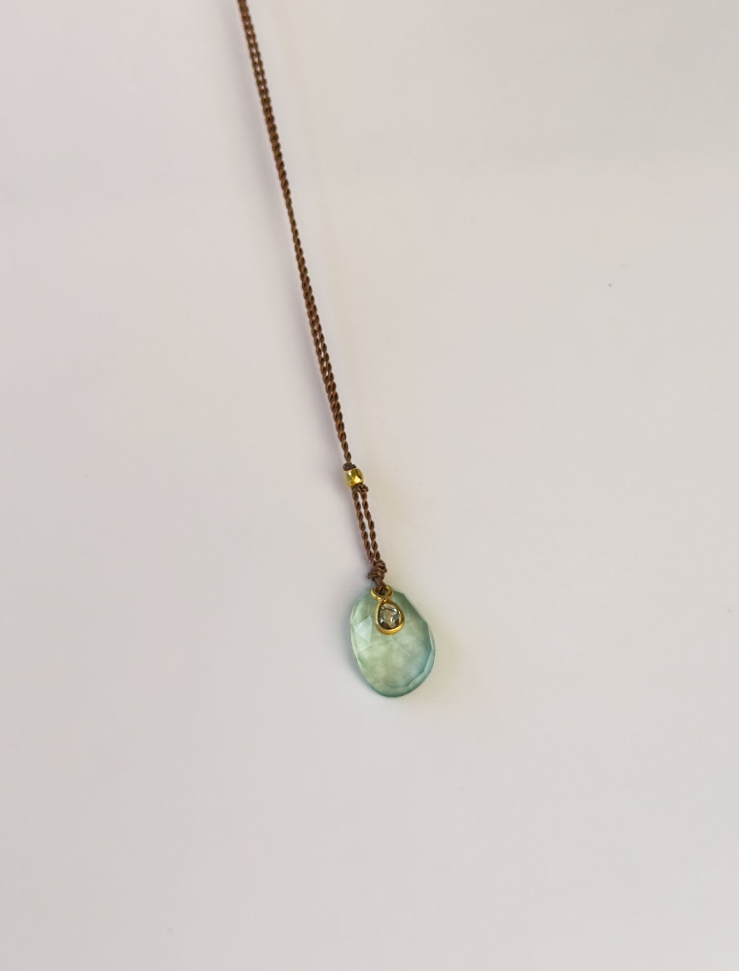 MARGARET SOLOW | 18k Tourmaline and Diamond Necklace