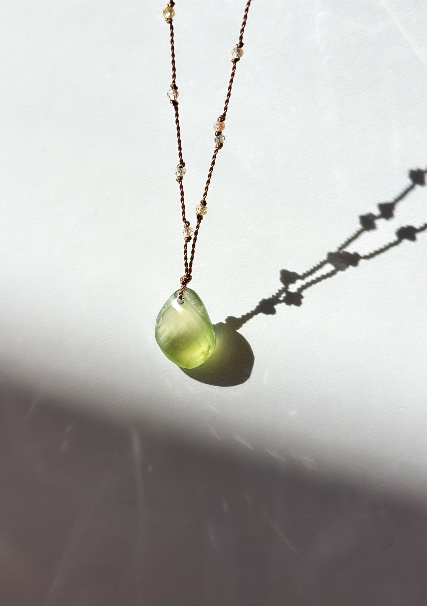 MARGARET SOLOW | Prehnite & Zirlon