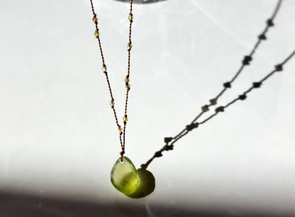MARGARET SOLOW | Prehnite & Zirlon