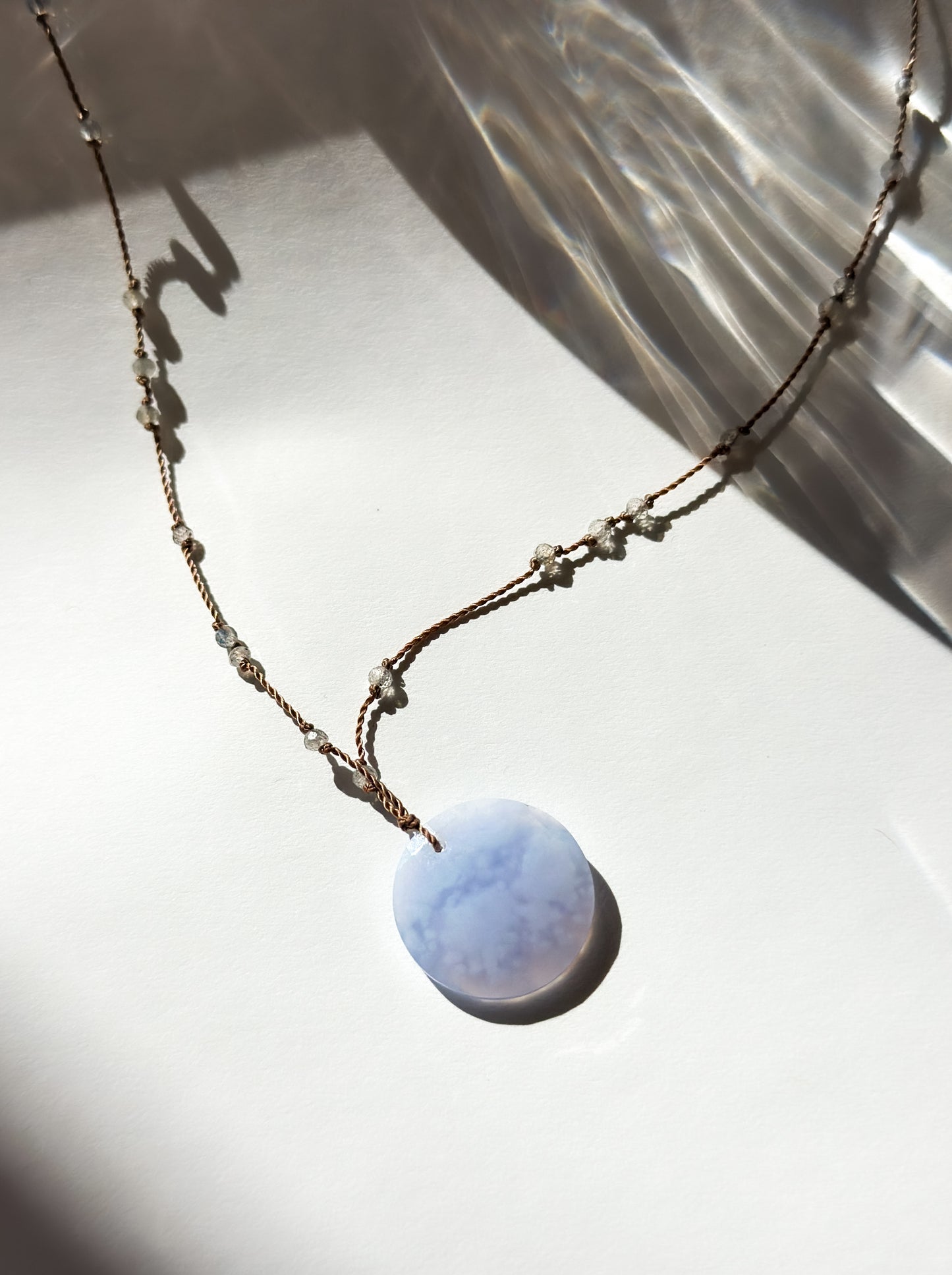 MARGARET SOLOW | Chalcedony and Labradorite Stones Necklace