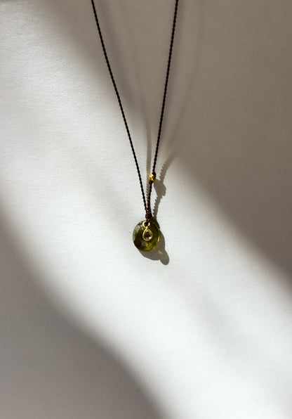 MARGARET SOLOW | 18k Tourmaline and Diamond Necklace