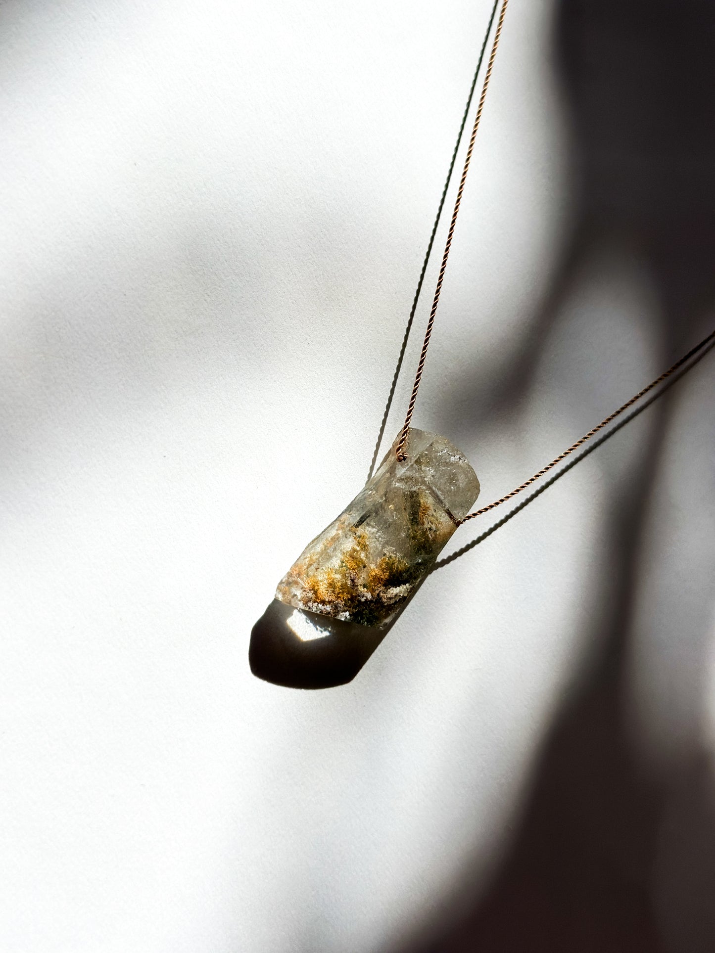 MARGARET SOLOW | Lodolite in Quartz Necklace