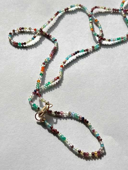 DEBBIE FISHER | Multi Stone Bead Necklace