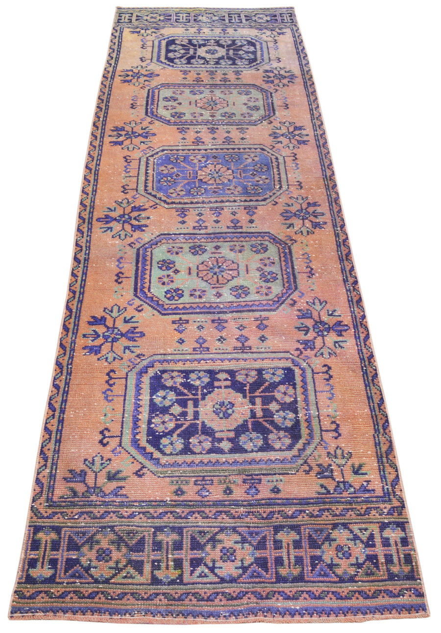 Vintage Turkish Anatolian Runner 3' x 11'