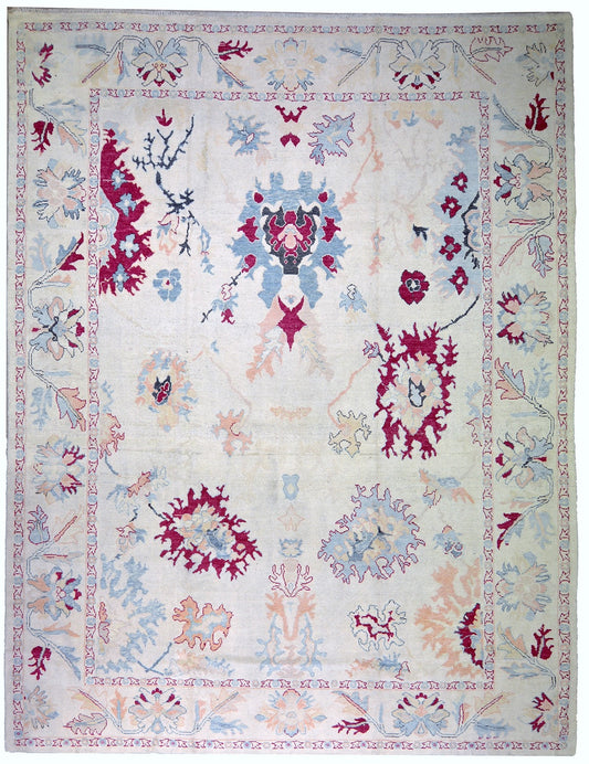 Modern Oushak 10' 0" X 13' 0"