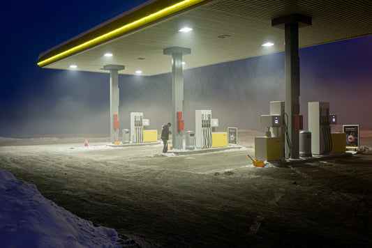 Pumping Station, nocturne for "Interpretations" by Brooks Frederick