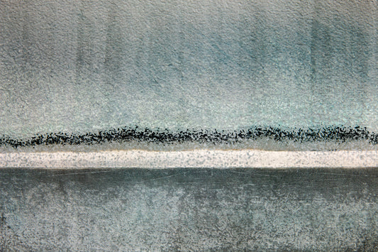 Inlet in Fog, Framed by Scott Farrell
