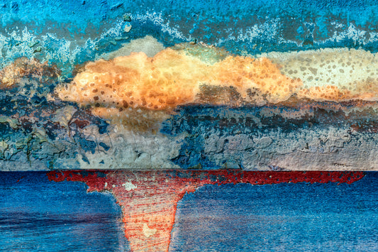 Orient Sunset, Framed by Scott Farrell