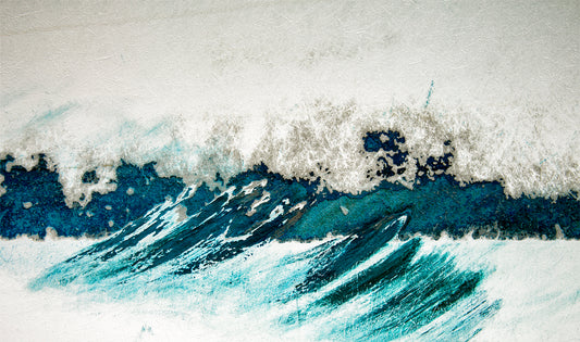 Rough Surf, Framed by Scott Farrell