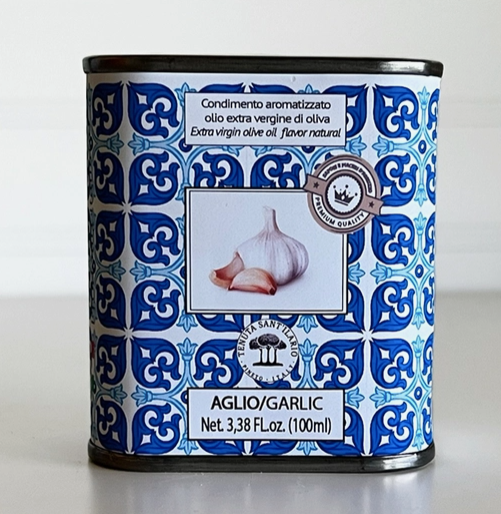 Italian Infused Extra Virgin Olive Oil in Mini Tin, 100ml