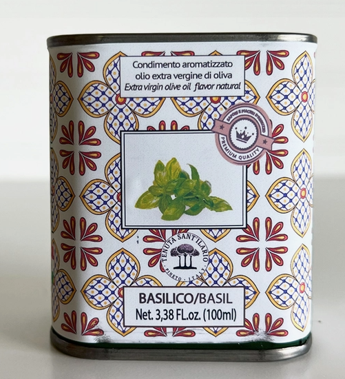 Italian Infused Extra Virgin Olive Oil in Mini Tin, 100ml