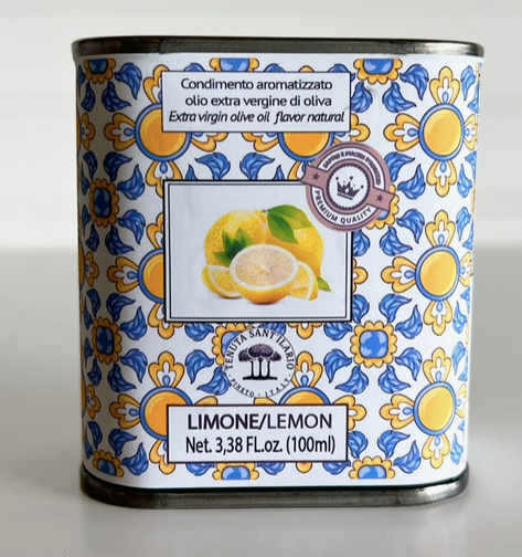 Italian Infused Extra Virgin Olive Oil in Mini Tin, 100ml