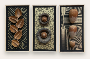 Alice Gunther Objets | Gilded Trio of Tiles