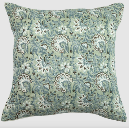 Kundan Malmo Block Print Pillow | 22" x 22"