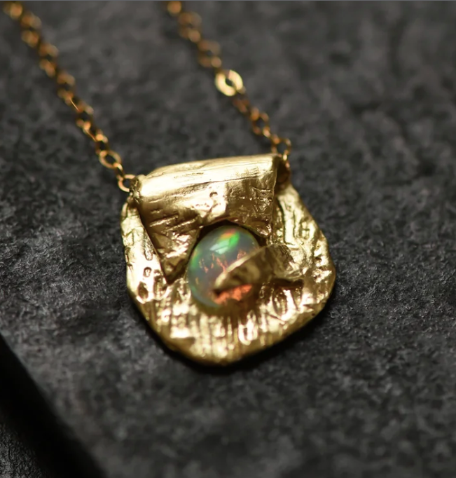 8.6.4 | Brass Opal Necklace