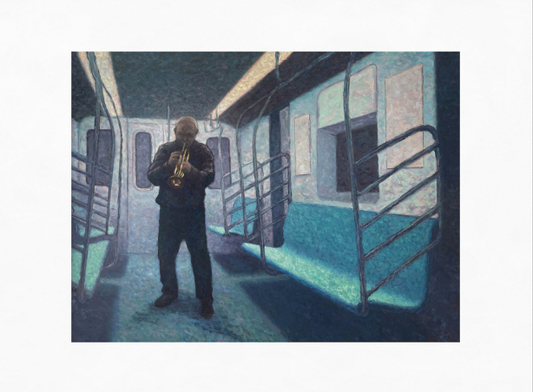 For Anybody Listening,Print by Rick Secen