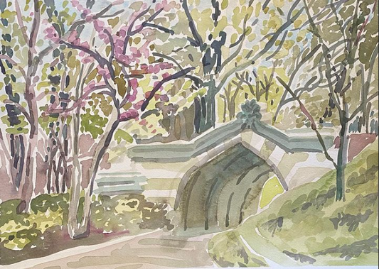 Endale Arch, Print by Susan Greenstein