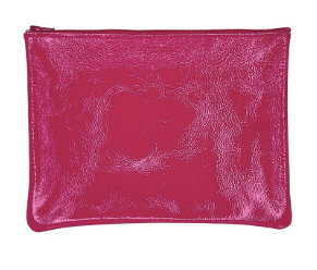 TRACEY TANNER Candy Patent Ruby | Zip Pouch Large
