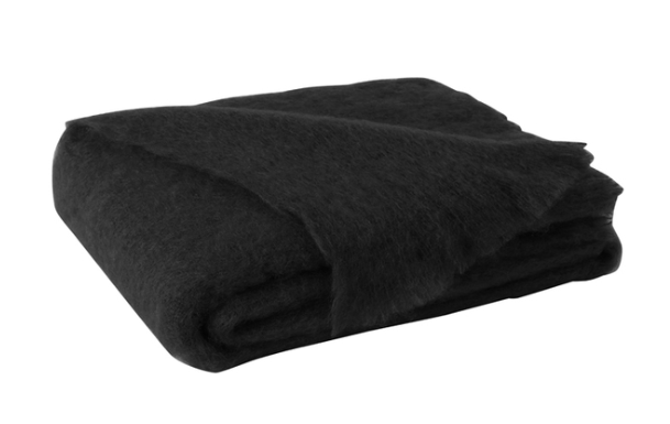 Lands Downunder | Mohair Throw Raven