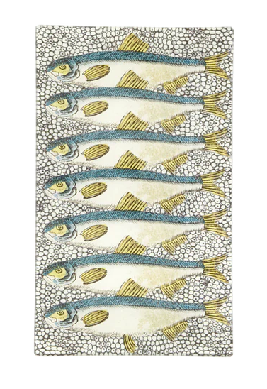 John Derian | Sardines 7x11.5 Rectangular Tray