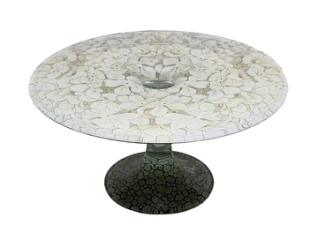 John Derian | White Hydrangea Cake Stand