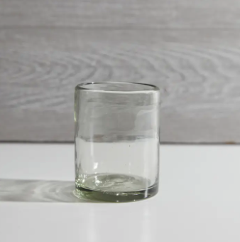 Handblown Mexican Dof Glasses - Clear