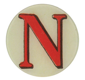 Red Letter N 5 1/4