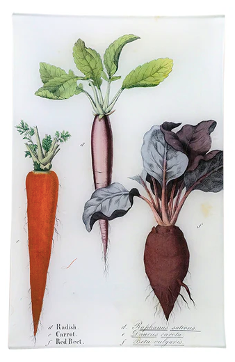 Radish, Carrot, Beet (Kitchen Vegetables) Wall Tray 9 x 14