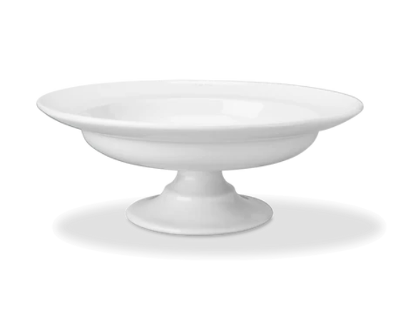 Match | 1508 Pedestal Serving Bowl, White