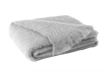 Lands Downunder | Mohair Throw Silver