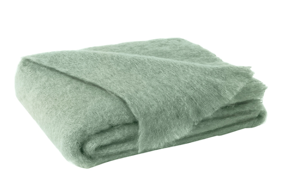 Lands Downunder | Mohair Throw Sage