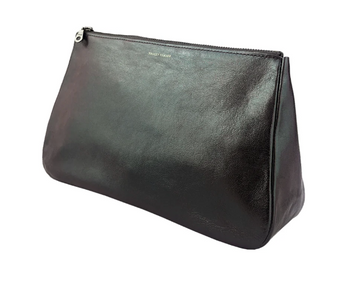 TRACEY TANNER | Matte Foil Gunmetal Fatty Pouch