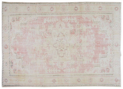 Vintage Turkish Whitewash 6'7" x 9'10"