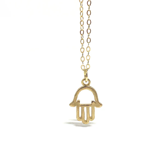 Selah Vie Fine Jewelry | 14k Hamsa Necklace