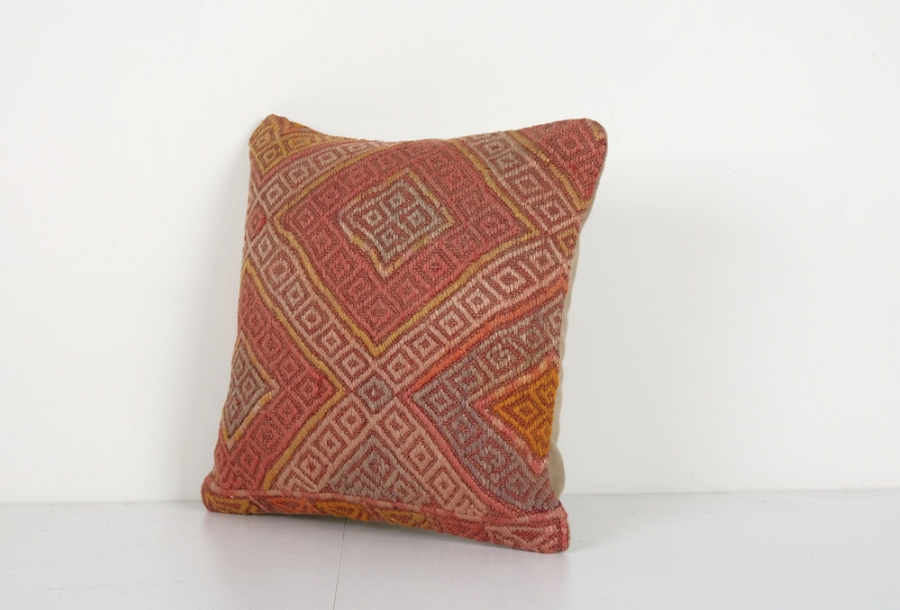 Oriental Boho Pillow Kilim Pillow Cover Chair Pillow Small