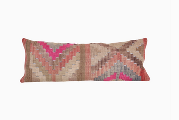 Long Striped Turkish Bedding Kilim Pillow Cover, Turkish Rug